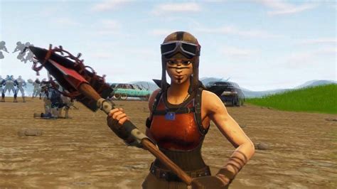 Renegade Raider Fortnite Holding Pickaxe With Trooper HD Games Wallpapers | HD Wallpapers | ID ...