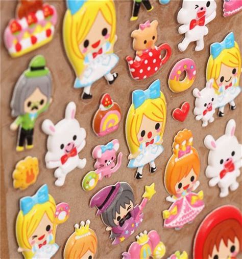 cute 3D sponge sticker book set fairy tale characters - Cute Stickers - Sticker - Stationery ...