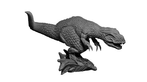 3D file dnd T-Rex miniature・3D print model to download・Cults