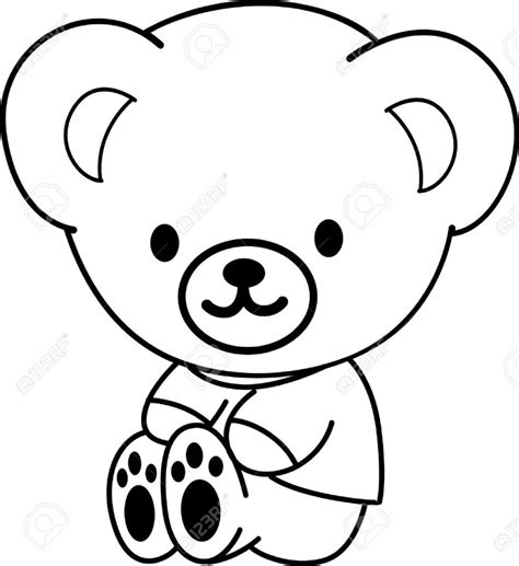 Cute Teddy Bear Drawing | Free download on ClipArtMag