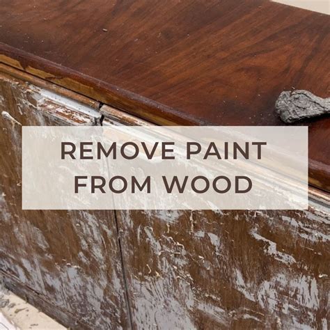 Best Paint Remover for Wood Furniture Restoration Project – Tea and Forget-me-nots