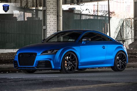 Blue Chrome Audi TT-RS by Rohana Wheels — CARiD.com Gallery