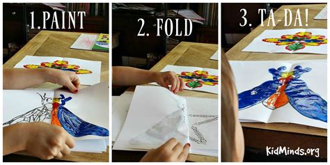 Symmetry for Little Kids Art Project with Free Printables | KidMinds