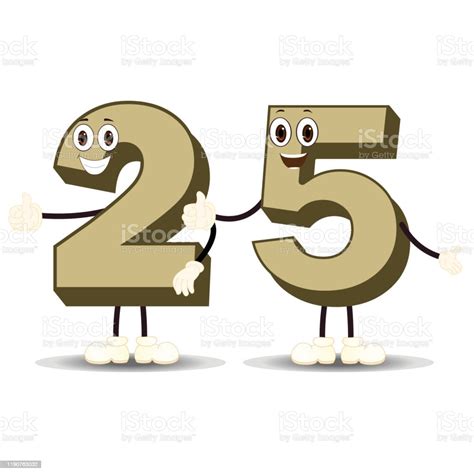 Number25character Vector Image Stock Illustration - Download Image Now ...