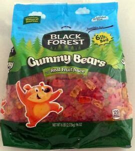 BLACK FOREST GUMMY BEARS CANDY 5 flavors 6 LB