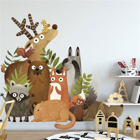 Animals Wall Stickers For Nursery in 2022 | Kids room murals, Nursery wall stickers, Space wall ...