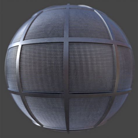 Metal Ventilation PBR Material - Free Texture Download