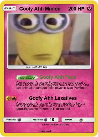 Pokémon Goofy Ahh Minion - Goofy Ahh Face - My Pokemon Card