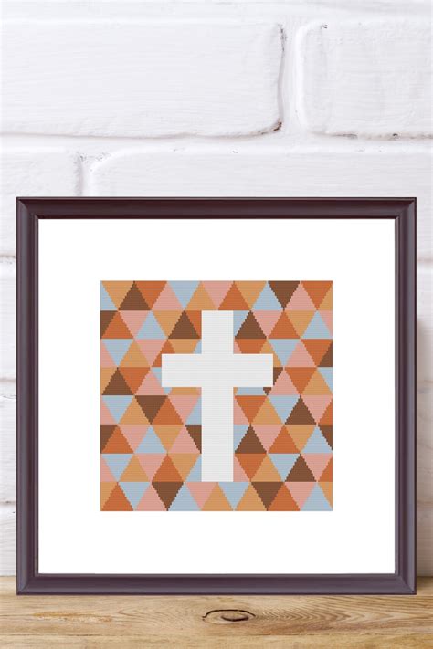 Jesus Cross Cross Stitch Pattern Christian Embroidery - Etsy