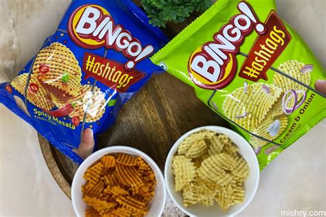 Bingo Hashtags Chips Review - Spicy Masala + Cream & Onion (2023)