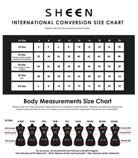 Sheen Size Guide – Cherry Red Vintage