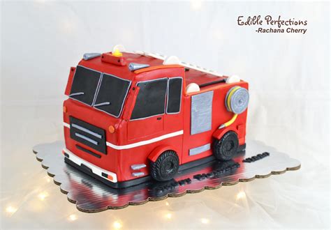 Fire Engine Cake - Edible Perfections