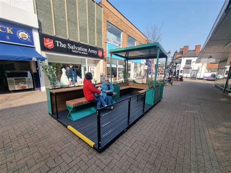 Meristem Design | Parklets in Dudley Town Centre have successfully ...