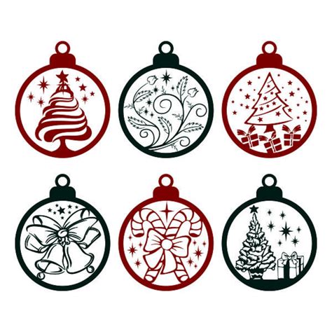 Christmas Ornament Cuttable Design SVG PNG DXF & Eps Designs - Etsy