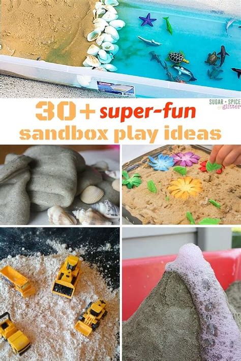 Super Fun Sandbox Play Ideas for Kids - Sugar, Spice, and Glitter