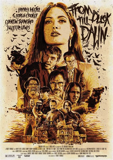 From Dusk Till Dawn (1996) [800 x 1131] | Movie poster art, Horror movie art, Movie art