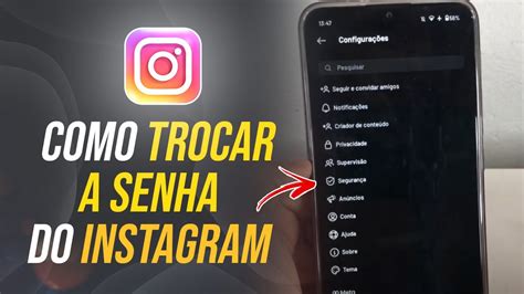 Como trocar a senha do Instagram, sem saber a senha atual - YouTube