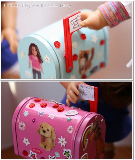 American Girl Craft {Valentine Mailboxes}