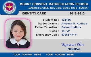 Webbience: School ID Card Templates - 030521A