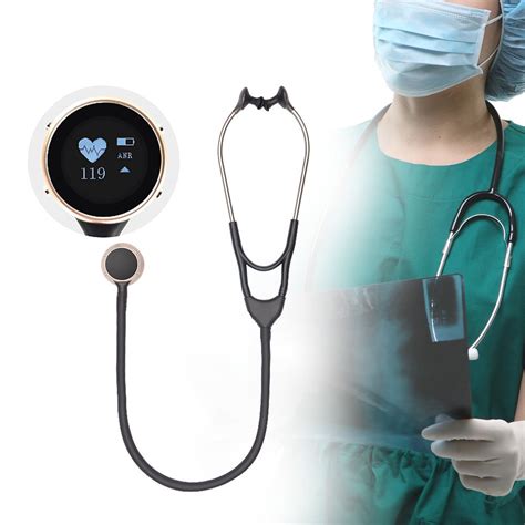 New Design Medical Home Use Rechargeable Digital Stethoscope Visual ...