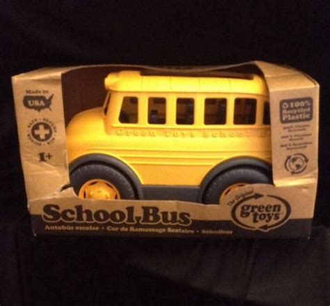 Used The Original Green Toys School Bus E003 | Toy school bus, Green toys, Toys