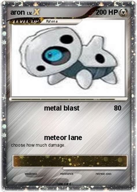 Pokémon aron 28 28 - metal blast - My Pokemon Card