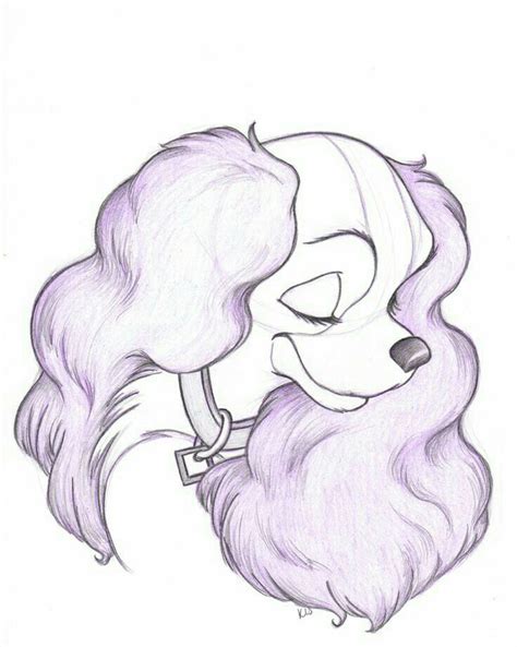 Lady and the tramp | Disney character drawings, Character drawing ...