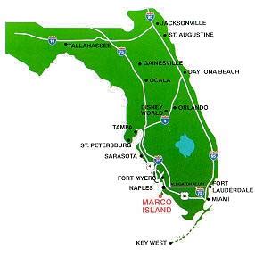 Marco Island, location of this find, is highlighted in red on the map found here.