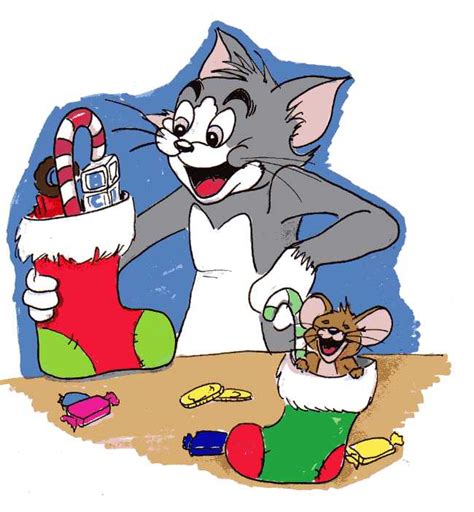 Tom and Jerry do Christmas by Artemis298 on DeviantArt