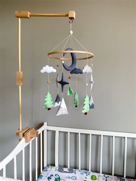 Woodland Baby Mobile Nature Mobile for Crib Hanging Mobile | Etsy