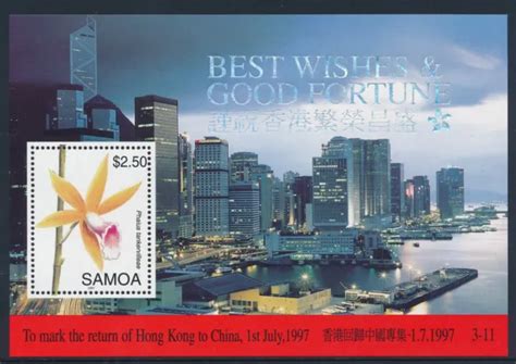 1997 SAMOA HANDOVER Of Hong Kong Mini Sheet Fine Mint Mnh EUR 2,90 - PicClick FR