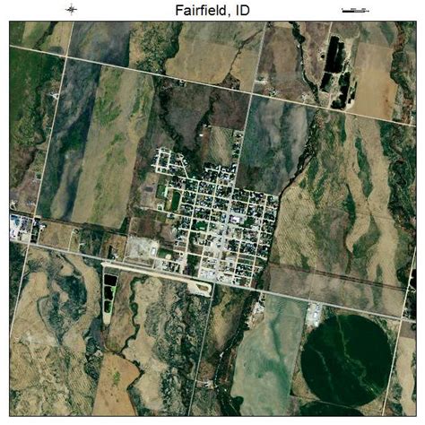 Aerial Photography Map of Fairfield, ID Idaho