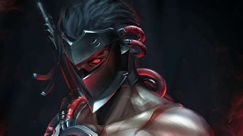 HD wallpaper: overwatch blackwatch genji, video games, Genji (Overwatch), science fiction ...