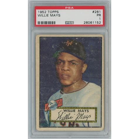 √ Willie Mays Rookie Card Price