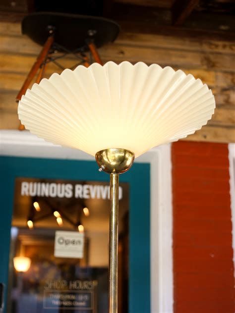 Brass Torchiere Floor Lamp — RUINOUS REVIVED
