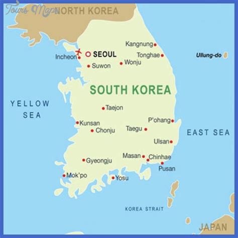 Korea, North Map Tourist Attractions - ToursMaps.com