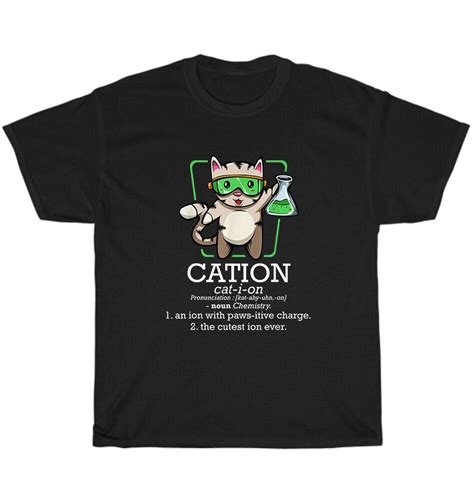 Cation Definition Science Cat Pawsitive Element Chemistry Teacher T ...