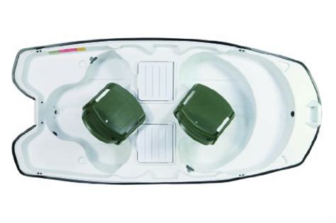 Pelican Predator 103 Fishing Boat, White/Khaki - Fishing Outings