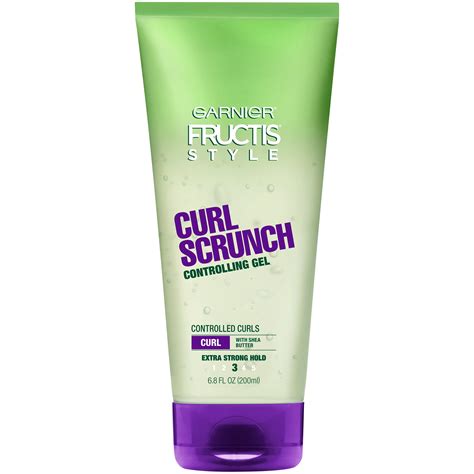 Garnier Fructis Style Curl Scrunch Controlling Gel, For Curly Hair, 6.8 fl. oz. - Walmart.com ...