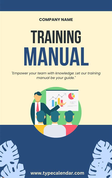 Free Printable Training Manual Template [Train Like A Pro]