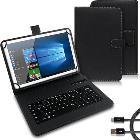 UC-Express Tablet Case Compatible with Nokia T21 T20 Keyboard Case Bluetooth Keyboard Case ...