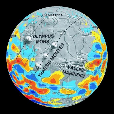 Mars Magnetic Map Dataset | Science On a Sphere