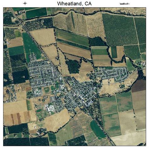 Aerial Photography Map of Wheatland, CA California