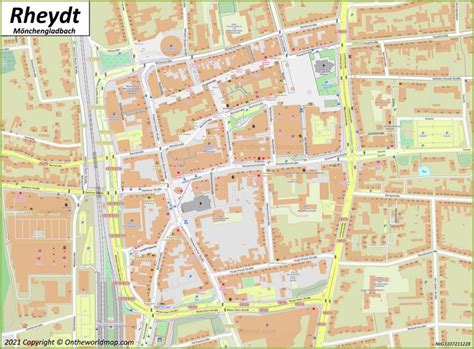 Mönchengladbach Map | Germany | Detailed Maps of Mönchengladbach