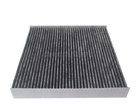 New Carbon Car Air Conditioner Filter Isolated on White Background Stock Image - Image of ...