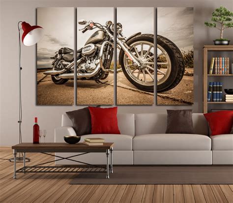 Harley Davidson wall art Harley Davidson wall decor Office | Etsy