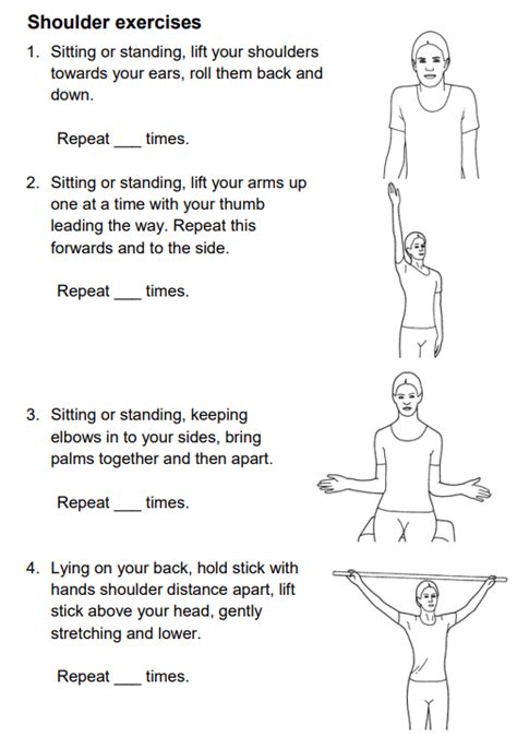 Neck and shoulder exercises | CUH