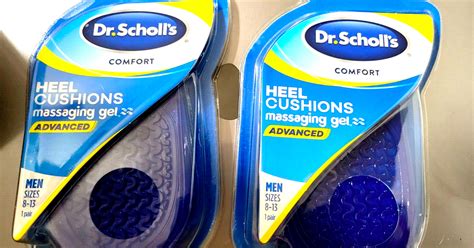 Dr. Scholl's Massaging Gel Advanced Heel Cushions for Men Only $4.53 ...