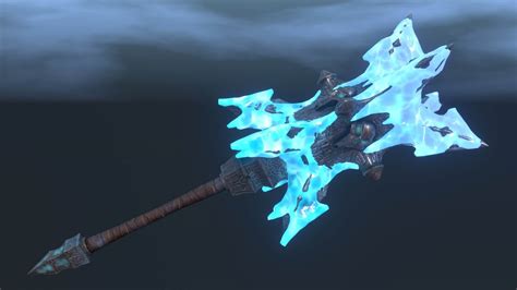 Fantasy Ice Weapon Set - 3D Model by Zilbeerman