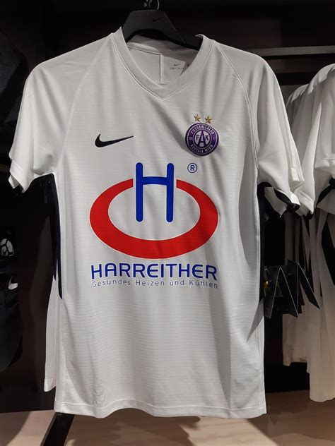 FK Austria Wien Away football shirt 2019 - 2020. Sponsored by Harreither